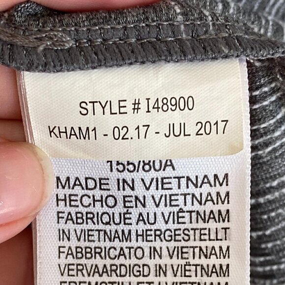 Marmot Hooded Running Pullover Gray Stripe XS - Picture 10 of 11